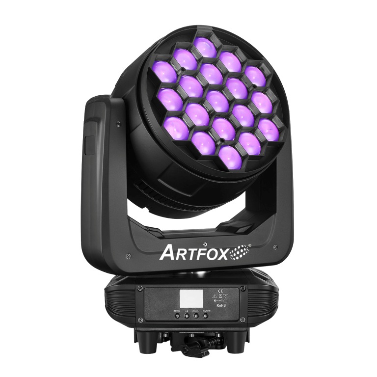 LED Moving Head:Beam Wash 2-in-1, 19x40w RGBW, Pixel Tech
